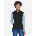 thumbnail image 1 of CORE365 CE701W Women's Cruise Two-Layer Fleece Bonded Soft Shell Vest-Black-XS, 1 of 5