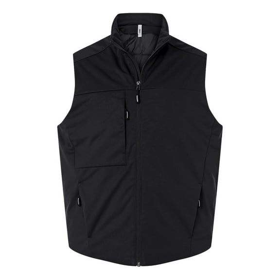 CORE365 CE716 Unisex Techno Lite Flat-Fill Insulated Vest-Black-L