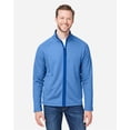 thumbnail image 1 of CORE365 CE72 Men's Venture Heathered Stripe Full-Zip-True Royal/ White-L, 1 of 6