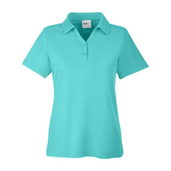 CORE365 CE112W Women's Fusion ChromaSoftâ„¢ Pique Polo-Sea Glass-M
