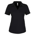 thumbnail image 1 of CORE365 CE104W Women's Market Snag Protect Mesh Polo-Black-S, 1 of 6
