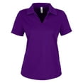 thumbnail image 1 of CORE365 CE104W Women's Market Snag Protect Mesh Polo-Campus Purple-XS, 1 of 6