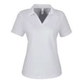 thumbnail image 1 of CORE365 CE104W Women's Market Snag Protect Mesh Polo-Platinum-2XL, 1 of 6