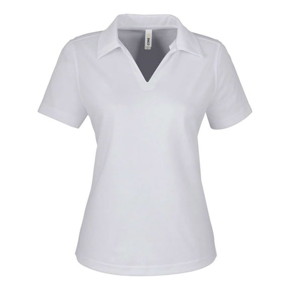 CORE365 CE104W Women's Market Snag Protect Mesh Polo-Platinum-4XL