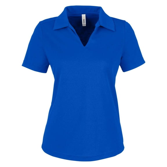 CORE365 CE104W Women's Market Snag Protect Mesh Polo-True Royal-L
