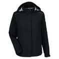 thumbnail image 1 of CORE365 CE712W Women's Packable Rain Jacket-Black-2XL, 1 of 6