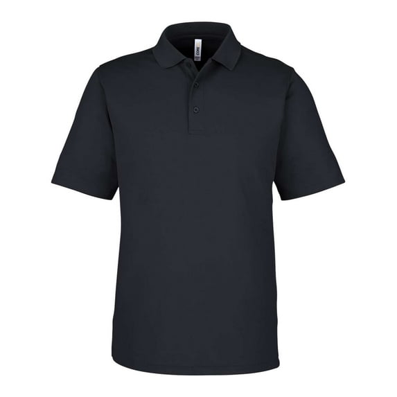CORE365 CE104 Men's Market Snag Protect Mesh Polo-Black-S
