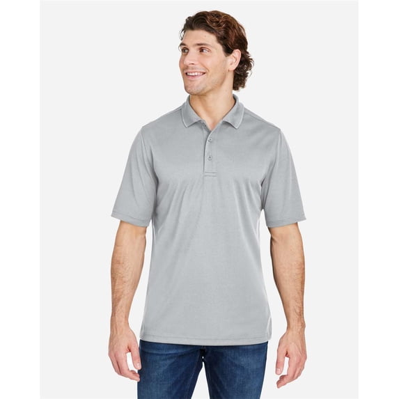 CORE365 CE104 Men's Market Snag Protect Mesh Polo-Platinum-XL