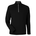thumbnail image 1 of CORE365 CE418 Men's Origin Performance Pique Quarter-Zip Pullover-BLACK/ CARBON-XL, 1 of 6