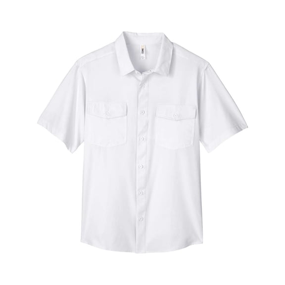 CORE365 CE510 Men's Ultra UVP Marina Shirt-White-3XL