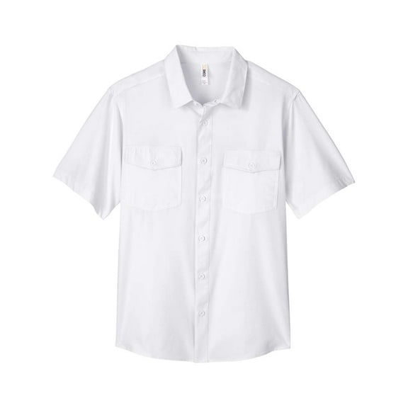 CORE365 CE510 Men's Ultra UVP Marina Shirt-White-S