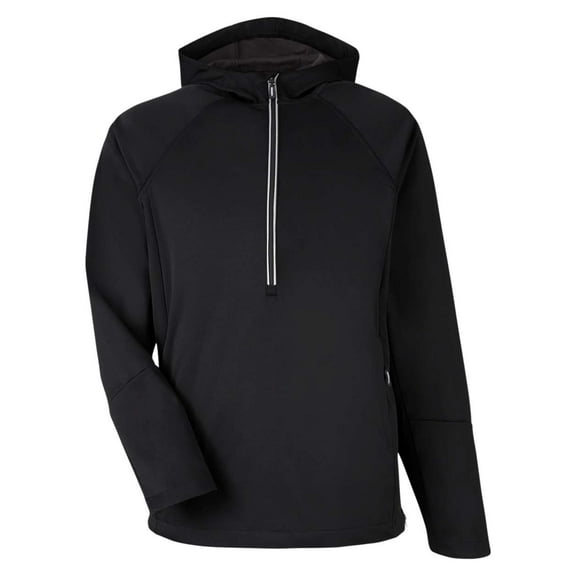 CORE365 CE711 Unisex Techno Lite Pullover Anorak-Black-2XL