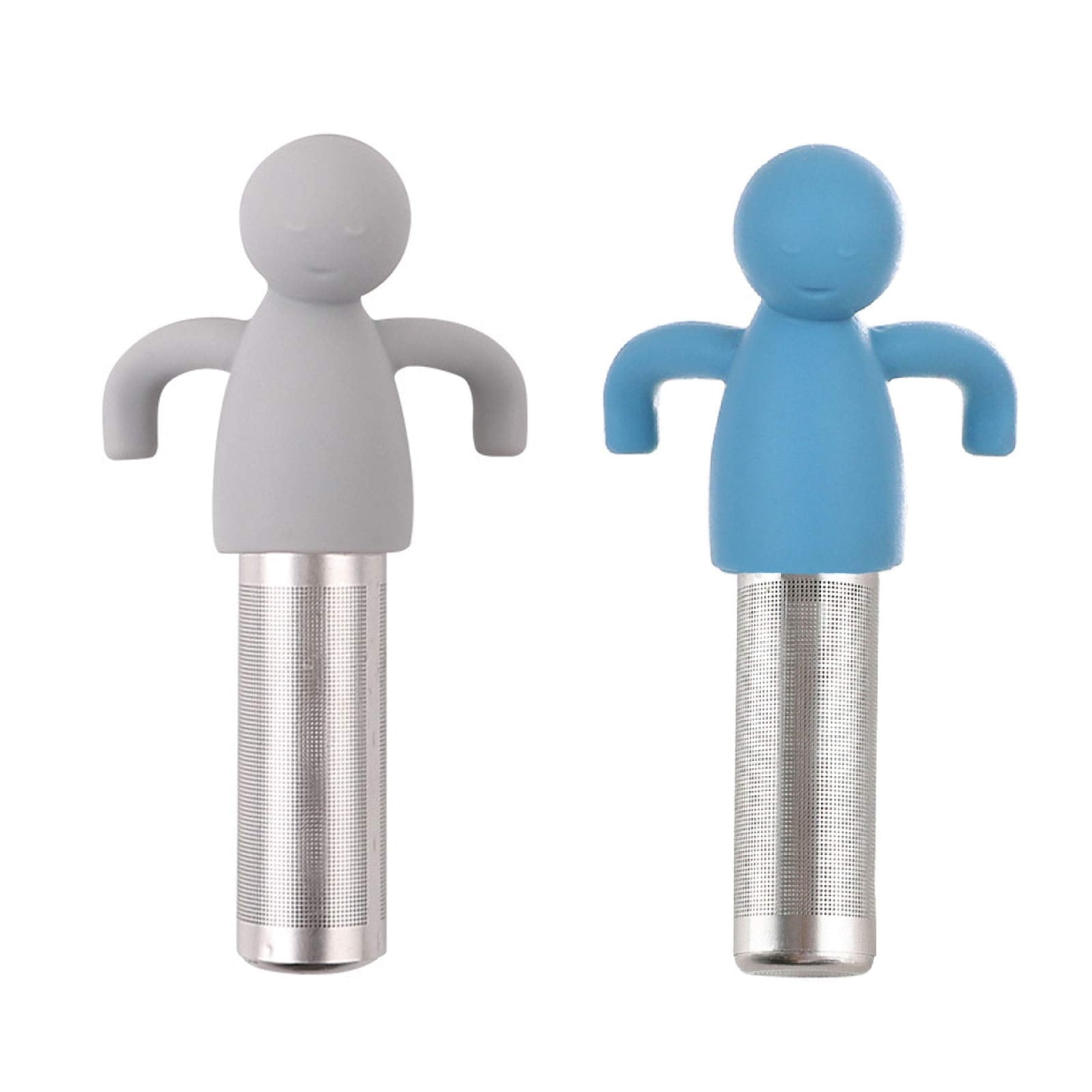 COREBAY 2-Pack Human-Shaped Tea Infusers for Loose Tea - Fine Mesh ...