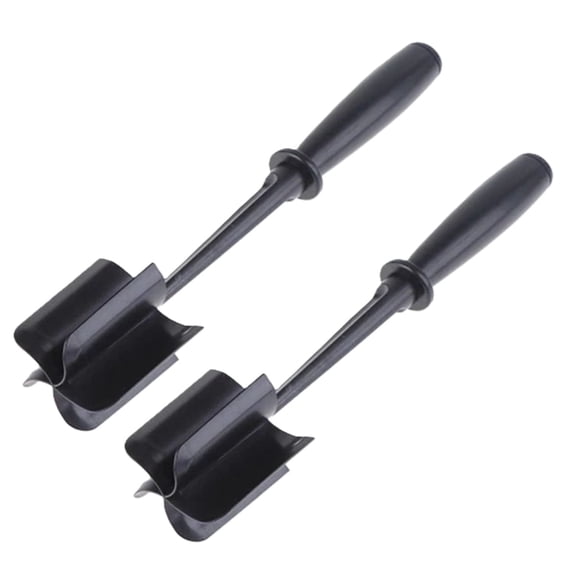 COREBAY 2-Piece Heat-Resistant Multi-Purpose Food Chopper, Hamburger Meat Smasher for Ground Beef & Masher for Potatoes, Strawberries, Tomatoes, Non-Stick Mixing and Chopping Tool
