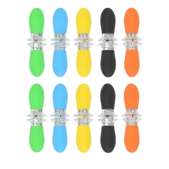 COREBAY 20Pcs/10 Pairs Stainless Steel Corn Holders Corn on the Cob BBQ Skewers Forks for Home Cooking Parties Camping Multicolor