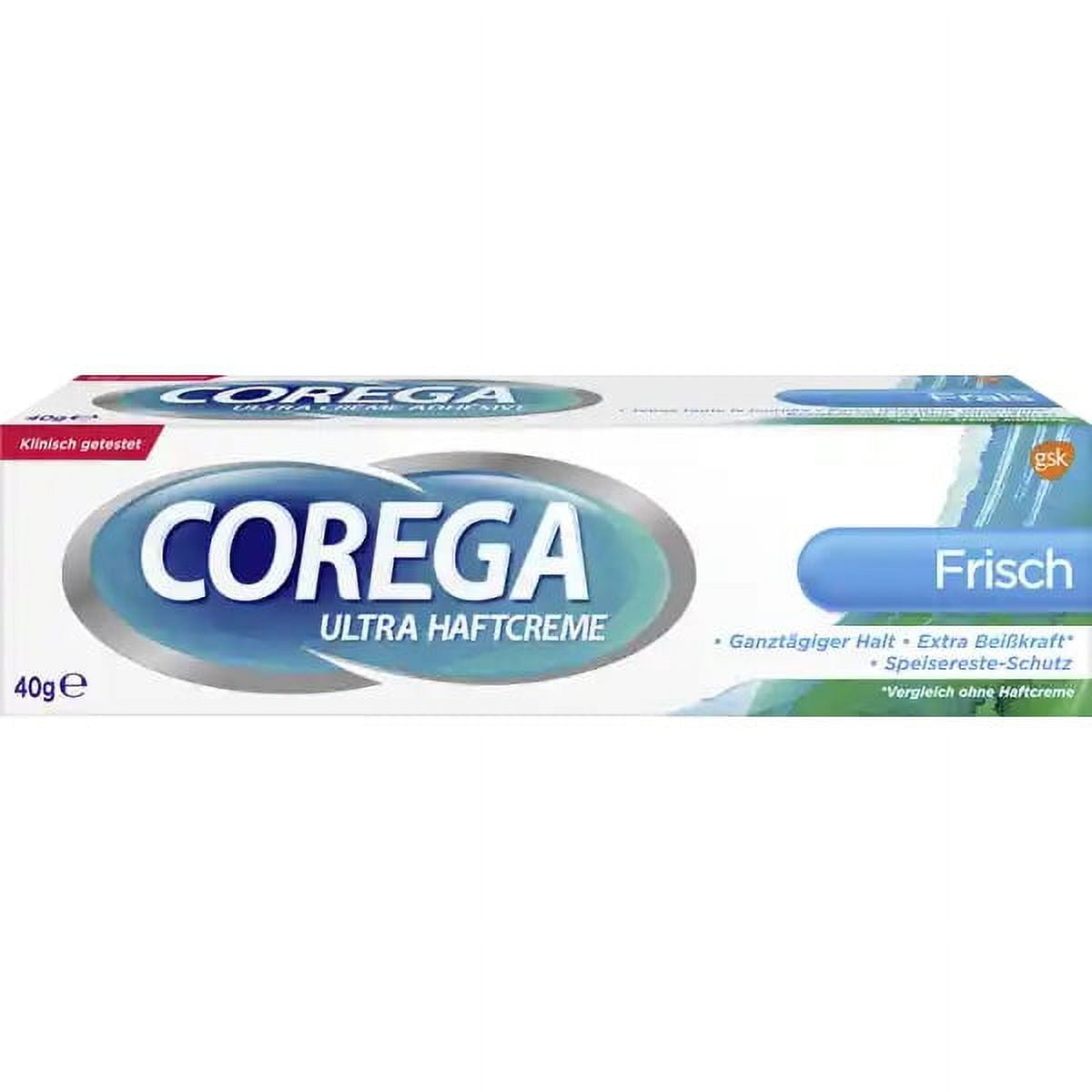 COREGA FRESH denture adhesive -40g- 1 box