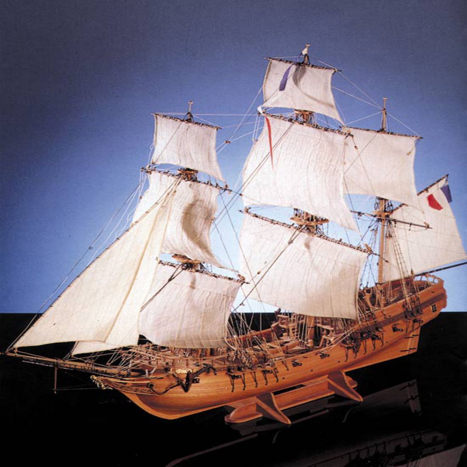 COREL LE TONNANT WOOD SHIP MODEL KIT 1:50 - Walmart.com