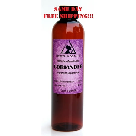 CORIANDER ESSENTIAL OIL AROMATHERAPY 100% PURE NATURAL 8 OZ