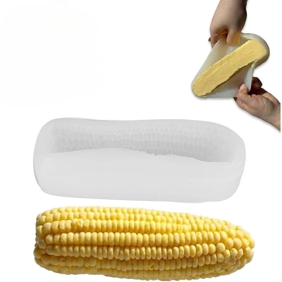 CORN BUTTER MOLD Easy Release Flexible Silicone Mold Dishwasher Safe For Baking Enthusiasts And DIY Crafters S M L Sizes Available