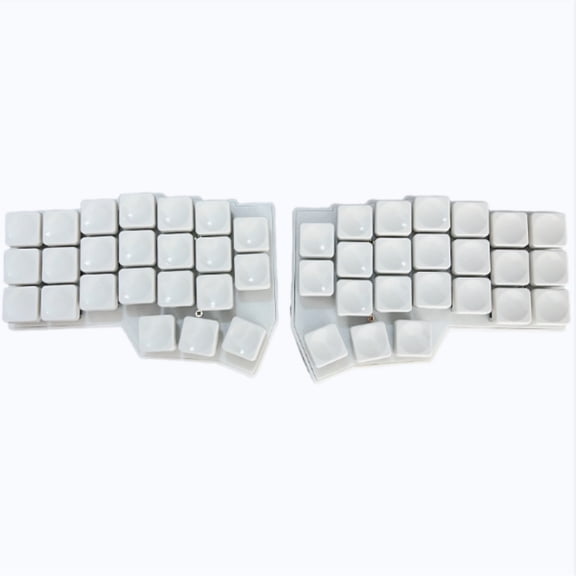 CORNE V4 Split Ergonomic Keyboard, 46-Key 40% Layout Low Profile Wireless Mechanical Keyboard with Hot-Swappable Switches, RGB Backlight, QMK/VIAL Programmable