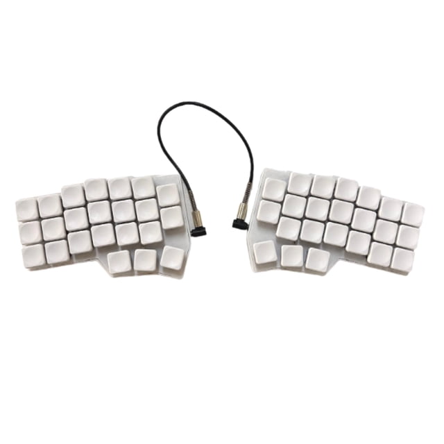 CORNE V4 Split Ergonomic Mechanical Keyboard with Low-Profile Keycaps ...