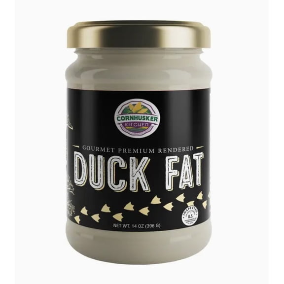 CORNHUSKER KITCHEN FATS PRM RNDRED DUCK FAT, Pack of 6