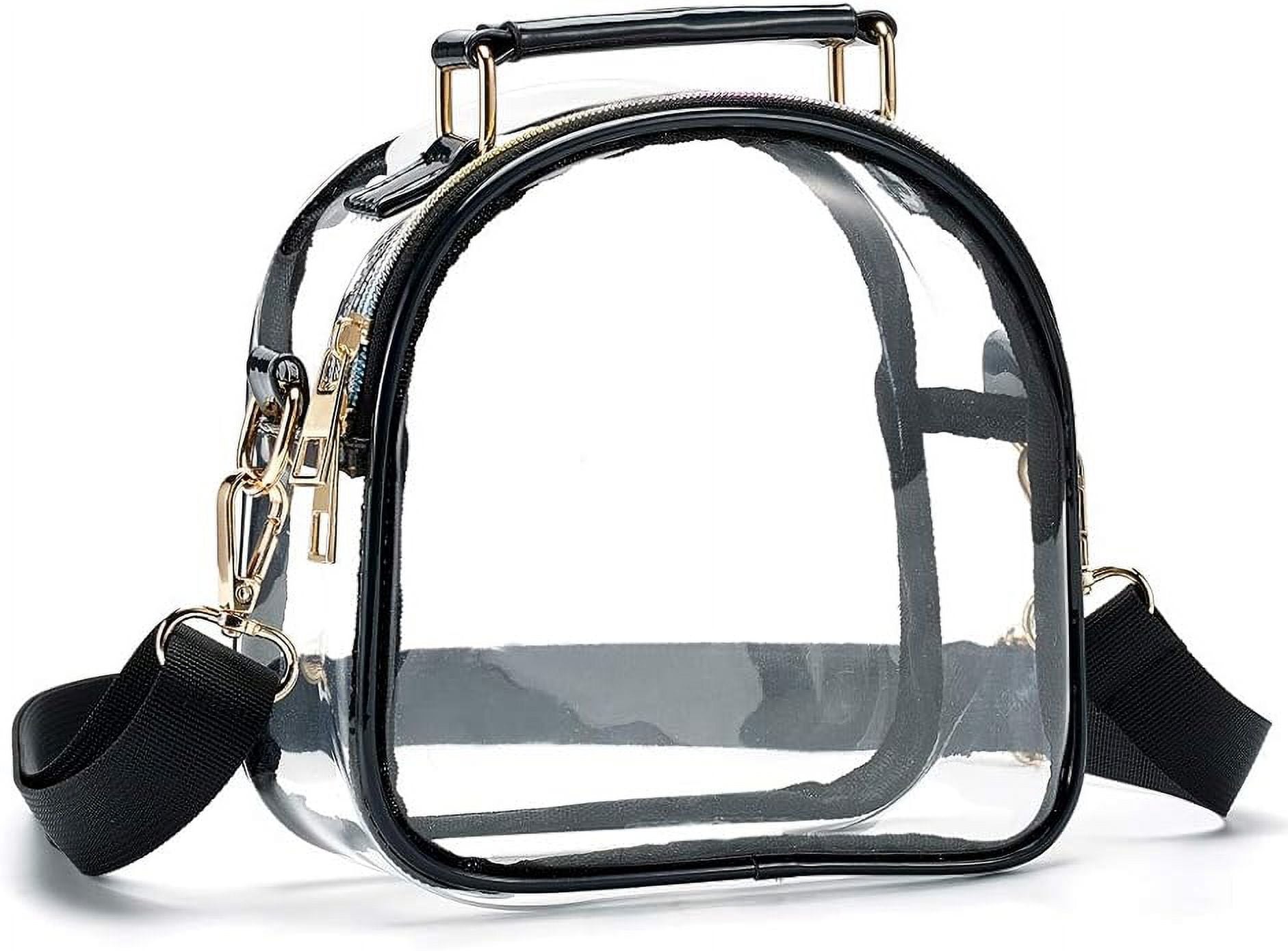 Clear Crossbody Purse Bag Stadium Approved Clear Tote Bag for Work Concert  Sports - Walmart.com