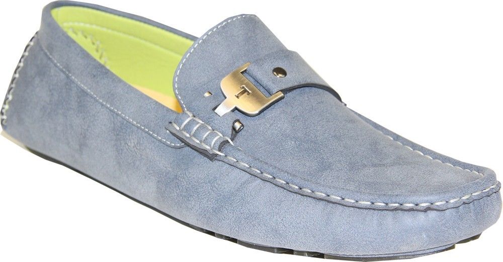 CORONADO Men Casual Shoe MOC-5 Driving Moccasin with Stitched Toe and Buckle Details Gray 9.5M - image 1 of 7