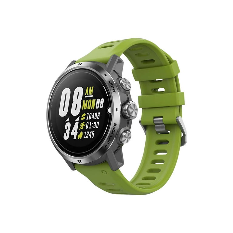 COROS Apex Pro Premium - 46 mm - silver - sport watch with strap