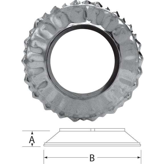 CORP 105810 5-Inch Gas Storm Collar, Manufacturer: Selkirk By Selkirk