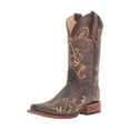 thumbnail image 1 of CORRAL Adult Female Distressed Brown-Bone Dragonfly Embroidery Boots, Size: 9, Width: M, 1 of 7