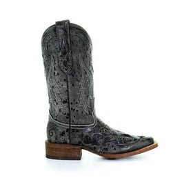 CORRAL Adult Female Snake Inlay Boots Color Black Size 7 Width M Walmart