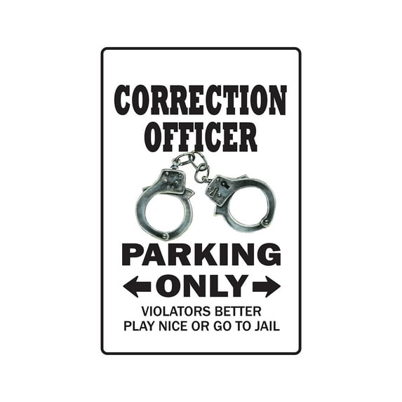CORRECTION OFFICER Parking Decal guard prison jail jailer | Indoor/Outdoor | 9" Tall