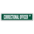 thumbnail image 1 of CORRECTIONAL OFFICER Aluminum Street Sign prison jail police guard corrections | Indoor/Outdoor |  24" Wide, 1 of 5