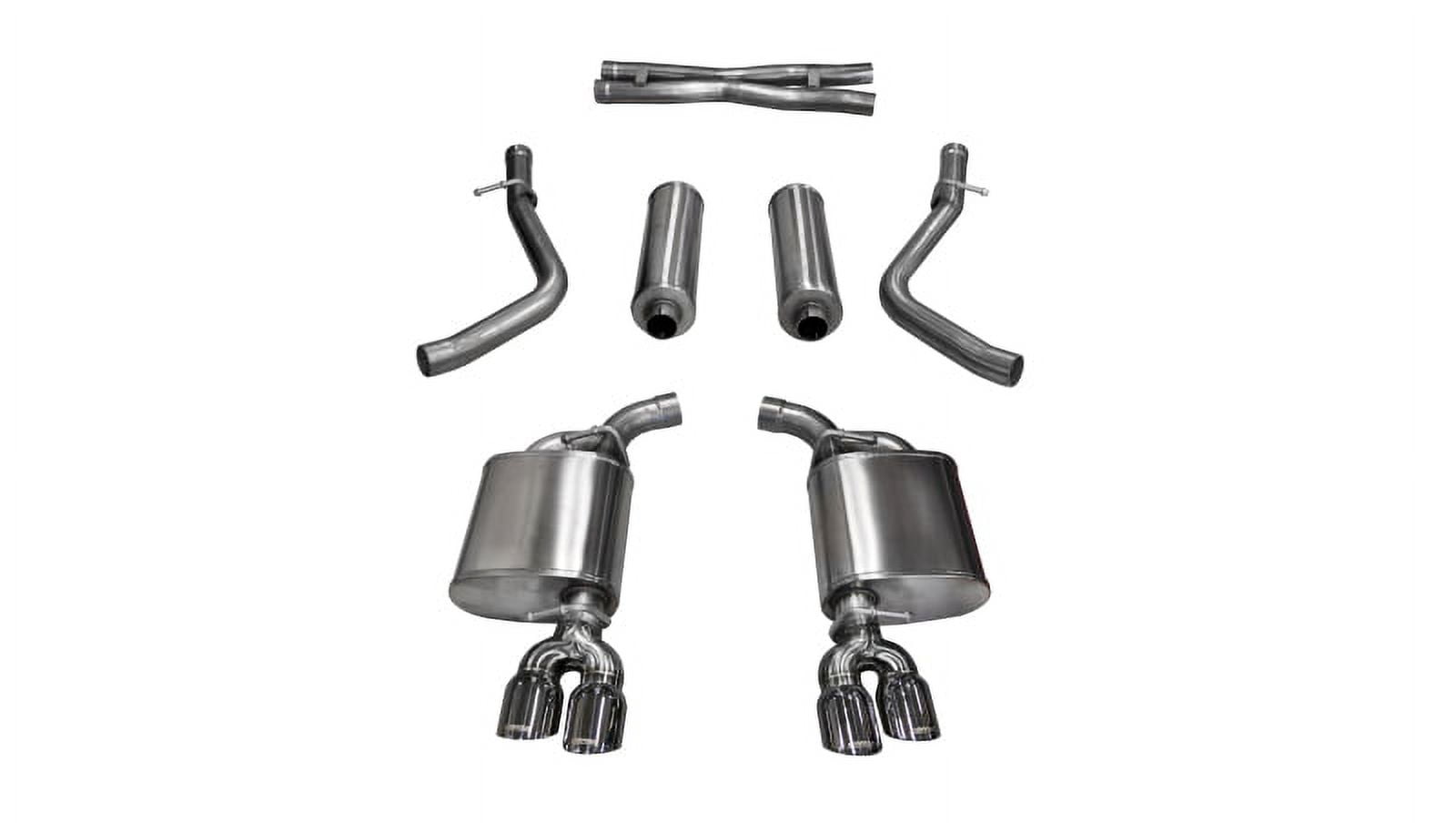 CORSA Performance 15 - 17 Dodge Challenger Xtreme Cat-Back Dual Rear Exhaust, Twin 3.5" Tips