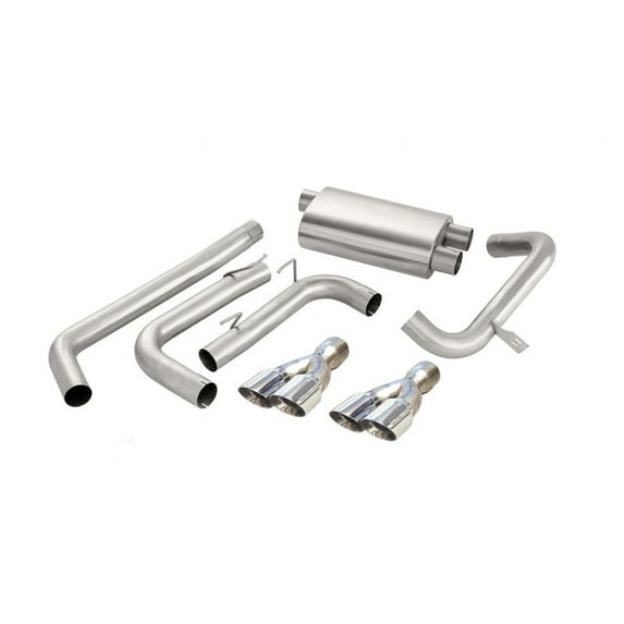 CORSA Performance Polished Sport Cat-Back Exhaust for 98-02 Chevrolet Camaro Z28 5.7L V8