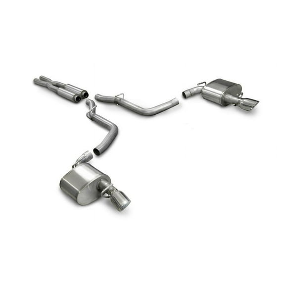 CORSA Performance Xtreme Cat-Back Exhaust, Polished, 6.1L V8, for 2005-2010 Dodge Charger SRT-8