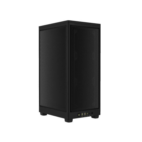 CORSAIR 2000D AIRFLOW Mini-ITX PC Case - Black - Mini-ITX Form-Factor - Steel Mesh Panels - Three-Slot GPU Support