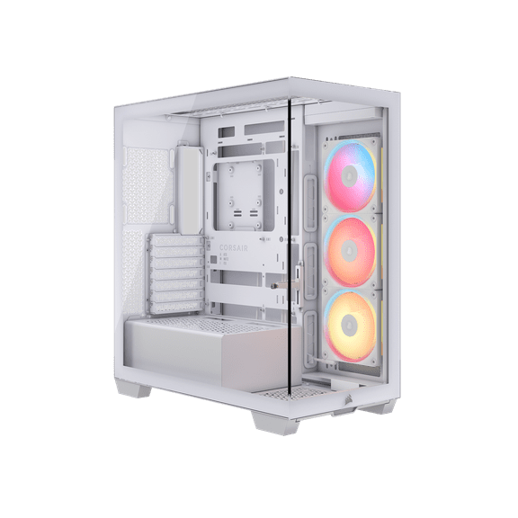 CORSAIR 3500X LX-R RGB Mid-Tower PC Case  3x Pre-installed LX120-R RGB Fans  Includes iCUE LINK System  Hub - GPU Anti-Sag Arm  Tempered Glass  Fits up to 10x 120mm Fans  Reverse Connector Mothe