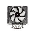 thumbnail image 1 of CORSAIR A500 - Processor cooler - (for: LGA1156, AM3, LGA1155, LGA2011, FM1, FM2, LGA1150, LGA2011-3, LGA1151, AM4, LGA2066, LGA1200) - nickel plated aluminum - 120 mm, 1 of 4