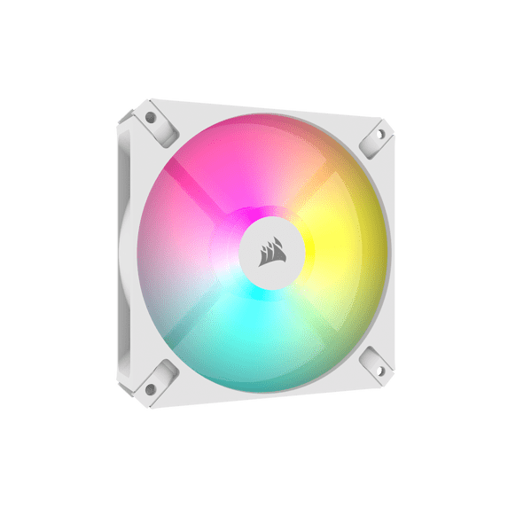 Corsair iCUE AR120 Digital RGB 120mm PWM Fan, Single Pack, White, 1 Pack
