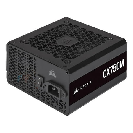 CORSAIR - CX-M Series CX750M Semi-Modular Low-Noise ATX Power Supply - Black