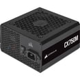 thumbnail image 1 of Corsair CX-M Series CX750M - 750 Watt 80 PLUS Bronze Semi Modular ATX PSU - Internal, ATX - 120 V AC, 230 V AC Input - 5 V DC, 3.3 V DC, 12 V DC, -12 V DC Output - 750 W - 1 +12V Rails - 1 Fan(s) -..., 1 of 11