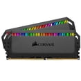 thumbnail image 1 of CORSAIR Dominator Platinum RGB 16GB (2 x 8GB) DDR4 3600 (PC4 28800) Desktop Memory Model CMT16GX4M2C3600C18, 1 of 8