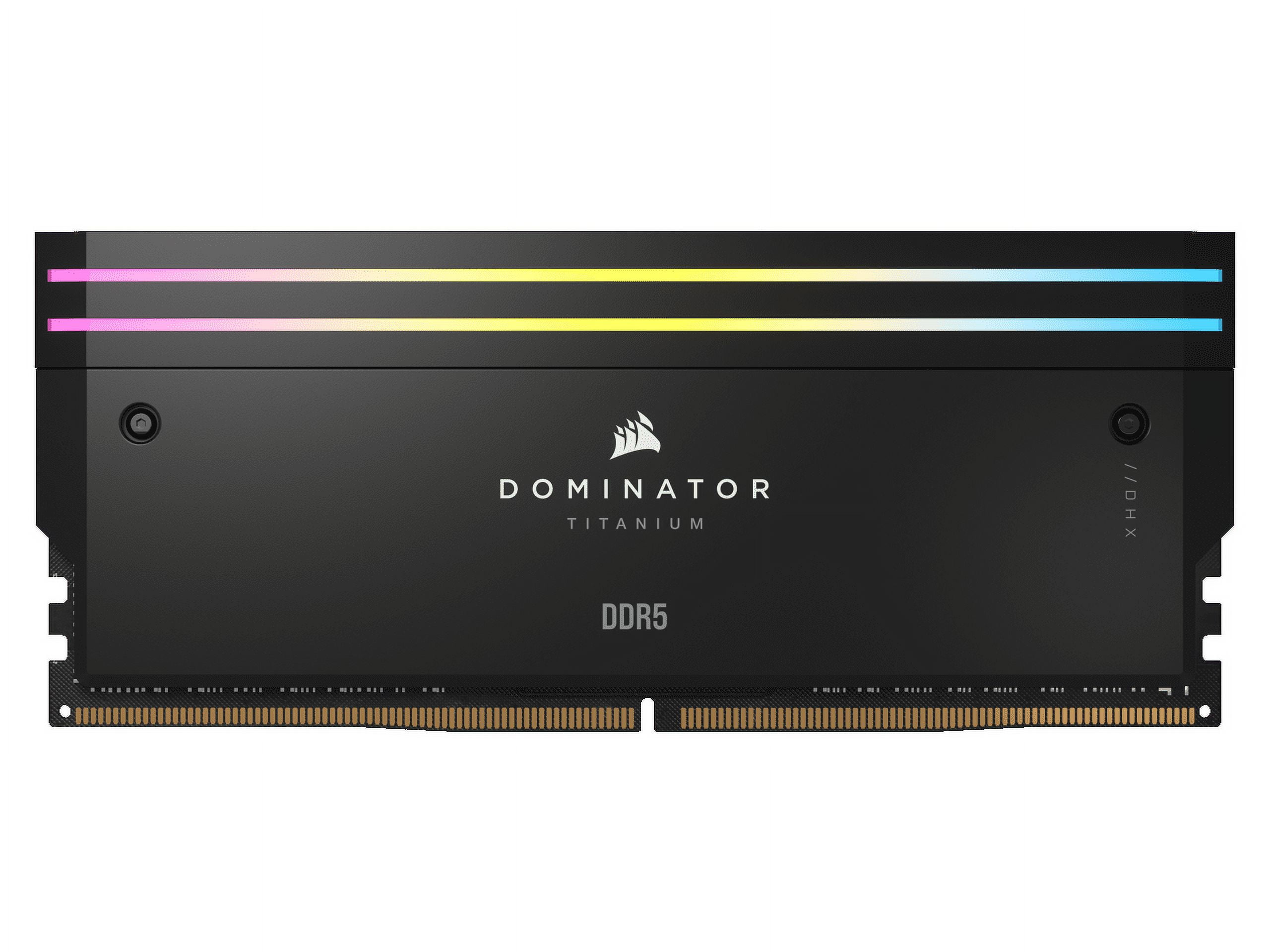 CORSAIR Dominator Titanium 32GB (2 x 16GB) DDR5 6400 (PC5 51200) Desktop Memory Model CMP32GX5M2B6400C32