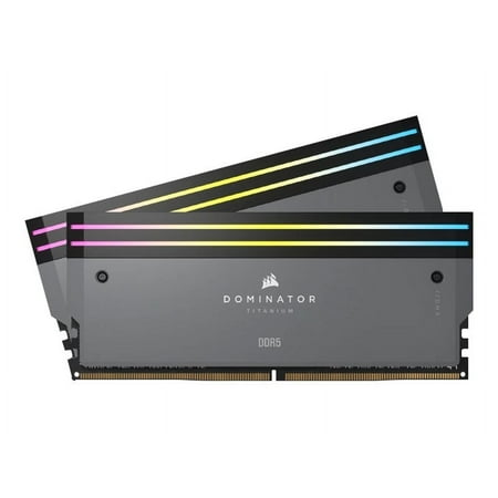 CORSAIR - DOMINATOR TITANIUM 64GB (2 x 32GB) DDR5 6000 CL30-36-36-76 1.40V Intel XMP & AMD EXPO - Gray