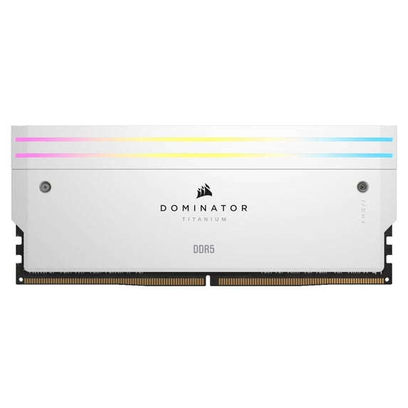 CORSAIR Dominator Titanium 64GB (2 x 32GB) DDR5 6400 (PC5 51200) Desktop Memory Model CMP64GX5M2B6400C32W
