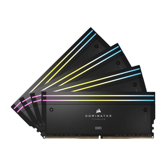 CORSAIR Dominator Titanium 96GB (2 x 48GB) DDR5 6600 (PC5 52800) Desktop Memory Model CMP96GX5M2B6600C32