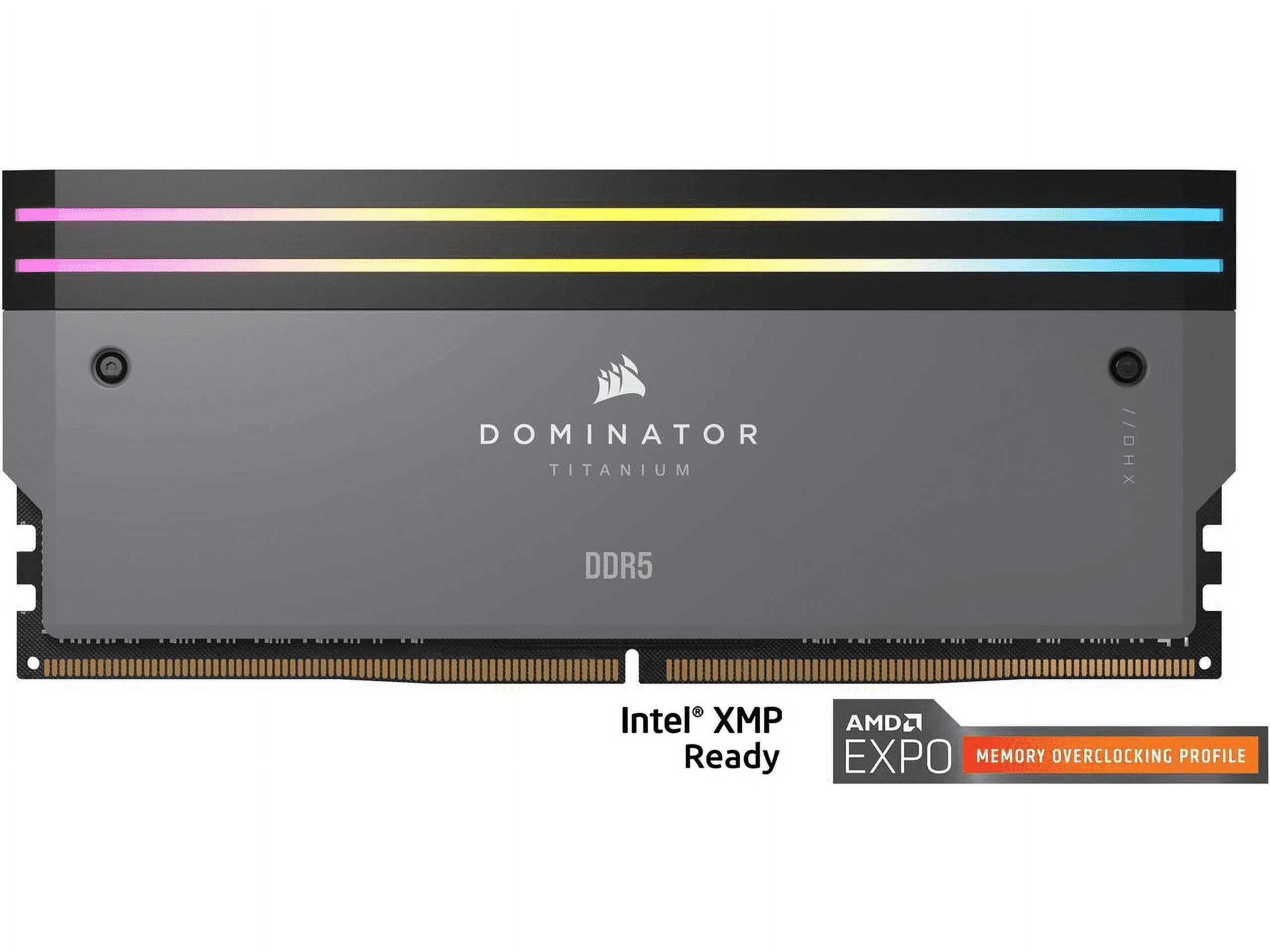 CORSAIR Dominator Titanium 96GB (2 x 48GB) DDR5 6800 (PC5 CORSAIR Dominator Titanium 96GB (2 x 48GB) DDR5 6800 (PC5