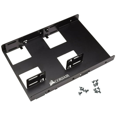 CORSAIR - Dual SATA Drive Enclosure for 2.5" Solid-State Drives - Black